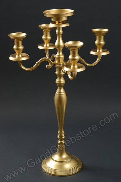 32" Candelabra Gold