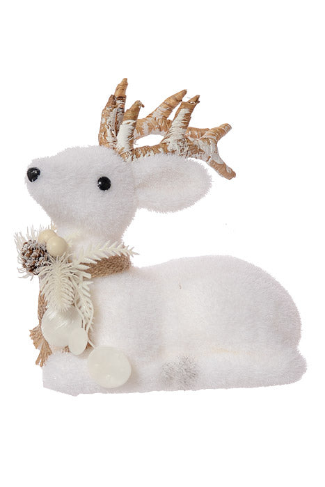 8" Reindeer White