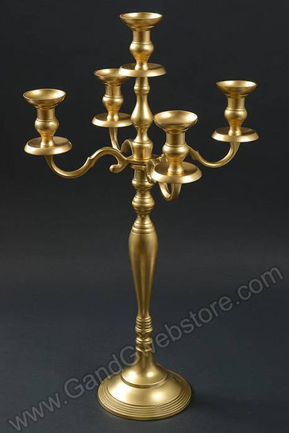32" Candelabra Gold