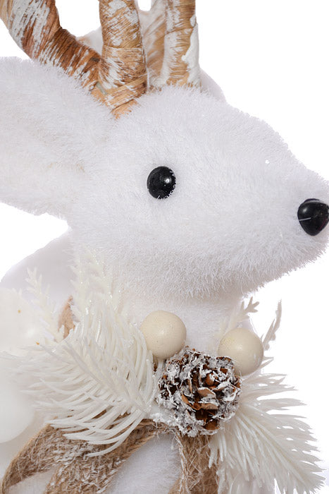 8" Reindeer White