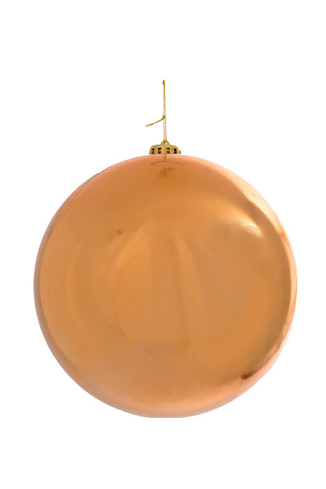 200Mm Shiny Plastic Ball Light Brown