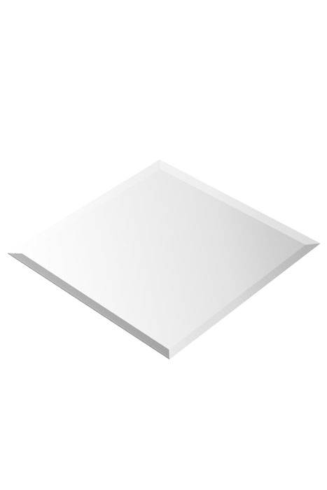 4" Squared Mirror W/bevel Edge Pkg/12