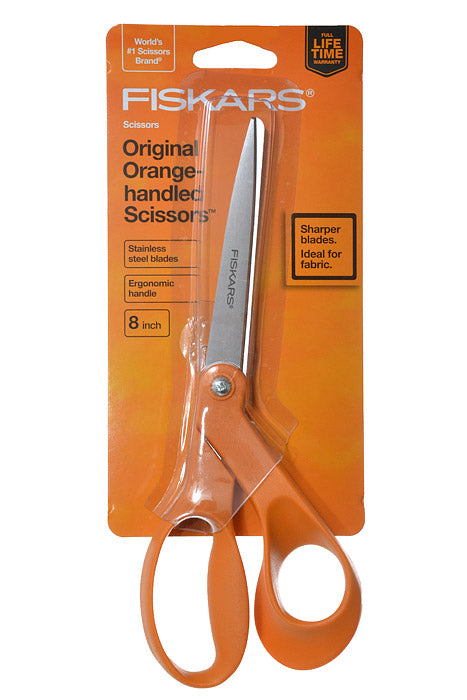 8" Scissors Orange