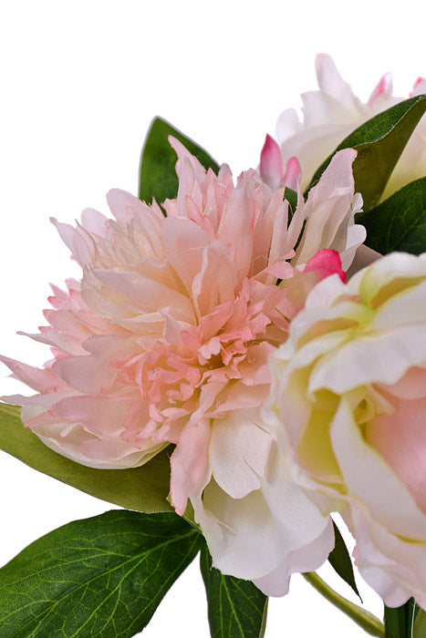 12.5" Silk Peony Bundle Soft Pink
