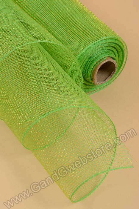 21" X 10yds Polyproplene Plastic Mesh Green/gold