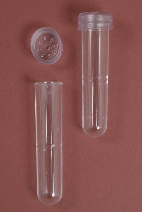 4" Plastic Aqua Tube Clear Pkg/50
