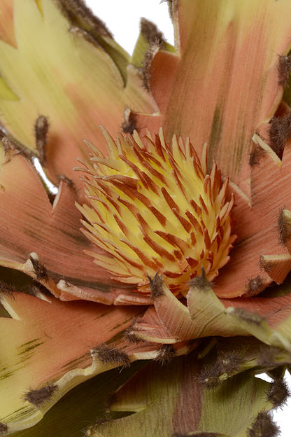 35" Foam Flower Spray Green/Yellow