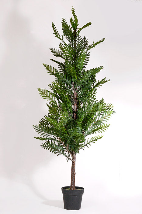 72" Artificial Norfolk Pine Tree In Pot Green