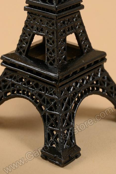 3" Eiffel Tower Black
