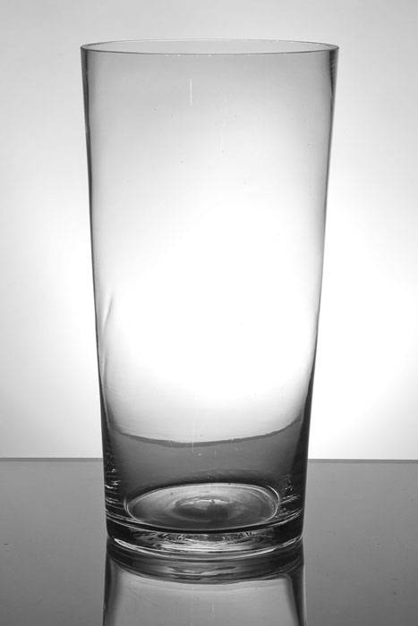 4&quot; X 5&quot; X 10&quot; Trumpet Glass Vase Clear