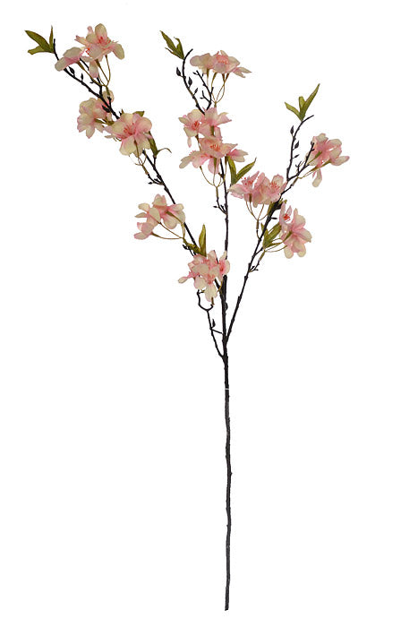 35" Silk Cherry Blossom Spray Light Pink