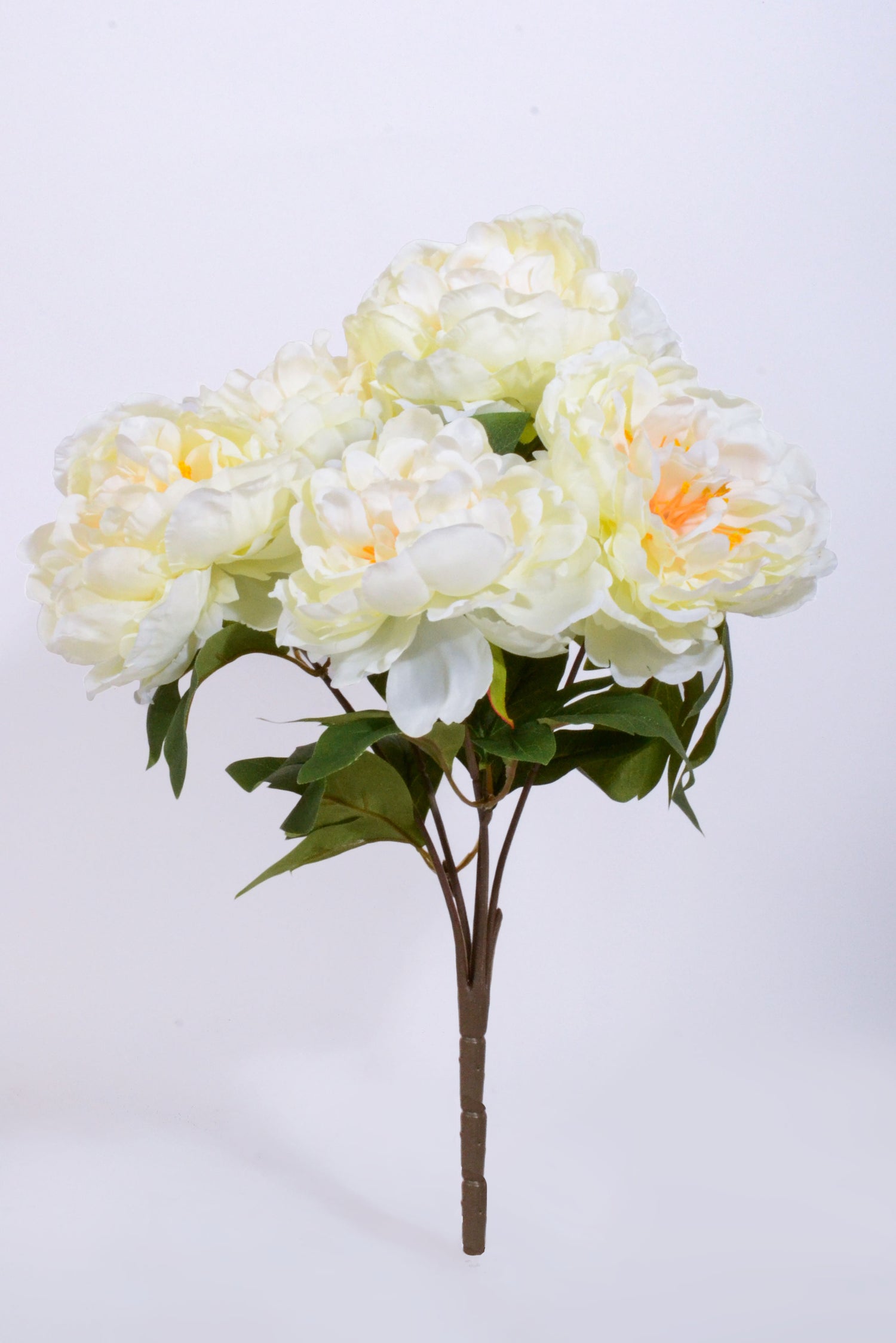 17" Silk Peony Bush Cream