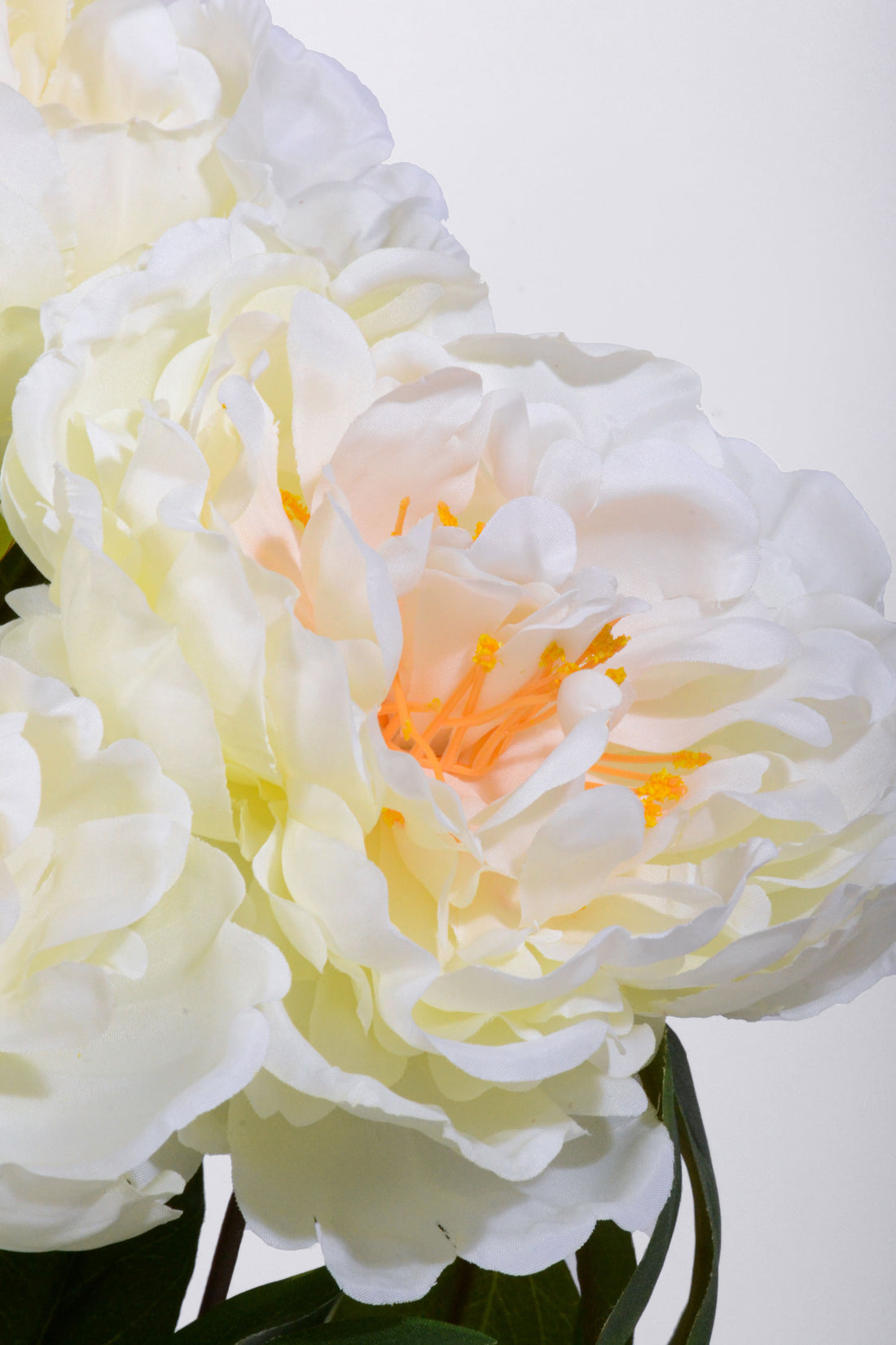 17" Silk Peony Bush Cream