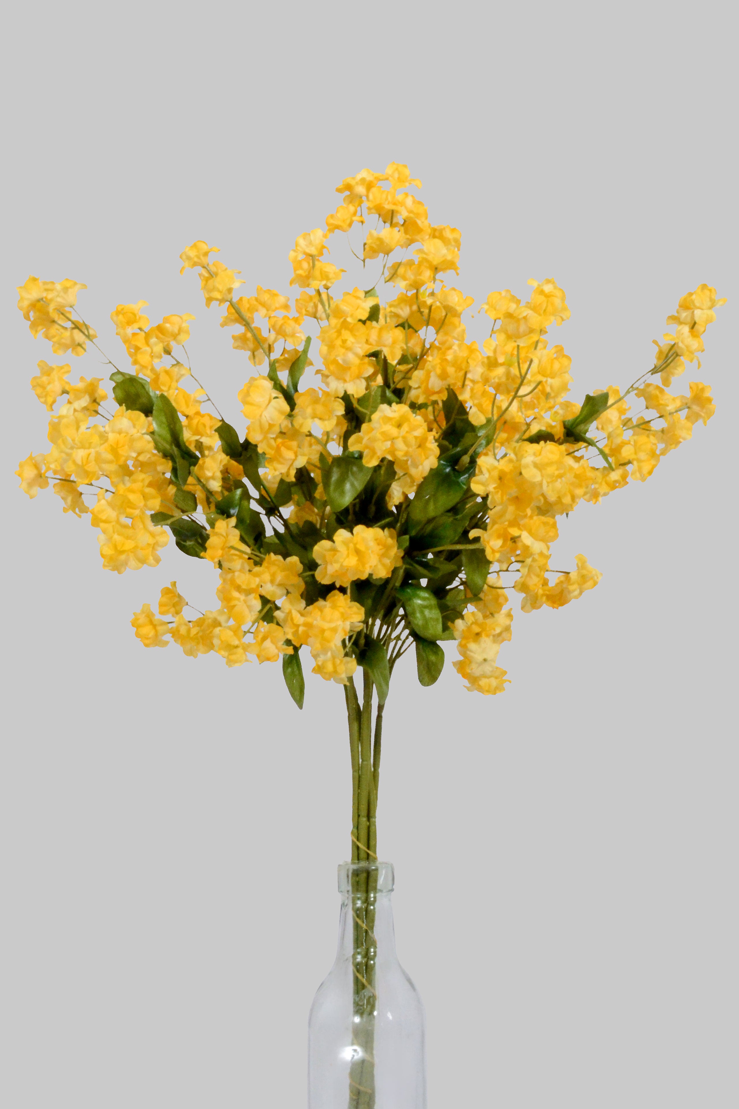 19" Artificial Double Baby Breath Spray Gold Pkg/6