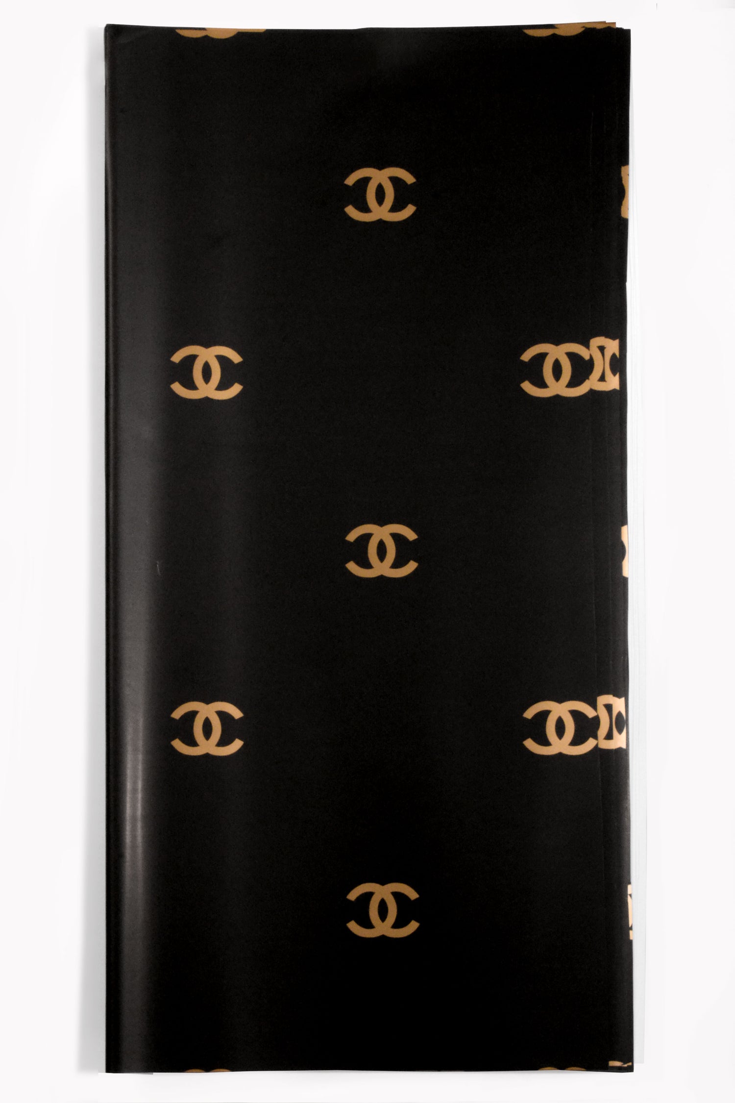 22.5" Design Wrapping Paper Black Pkg/20