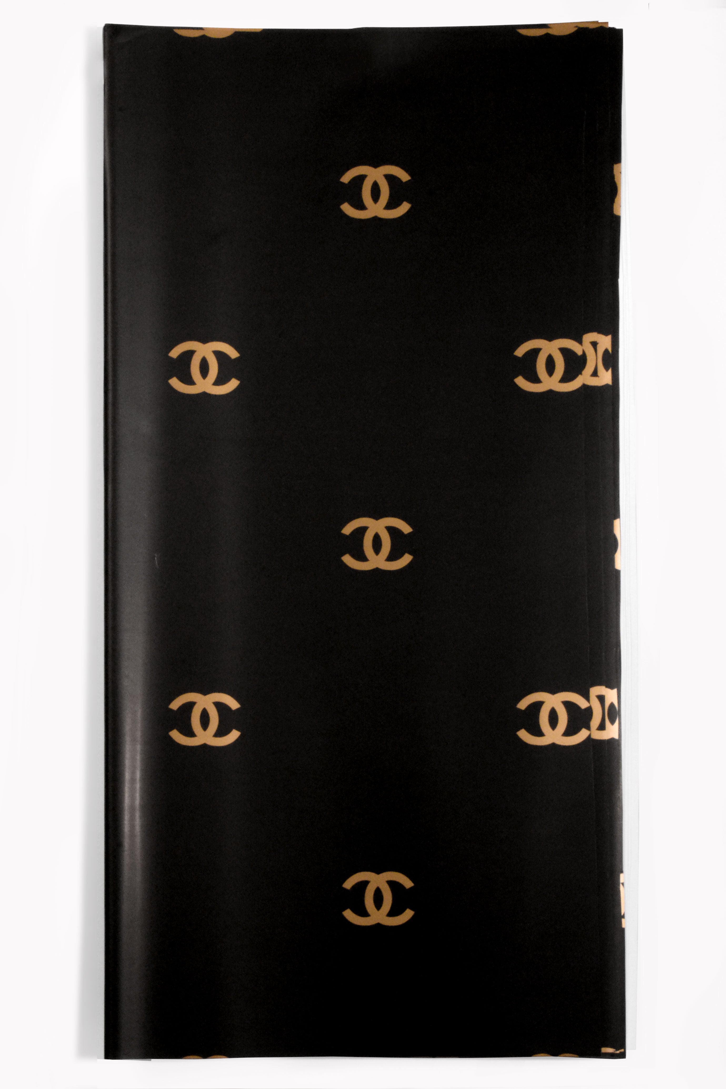 22.5" Design Wrapping Paper Black Pkg/20