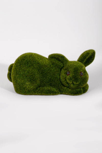 12" x 5.5"  Moss Rabbit Green