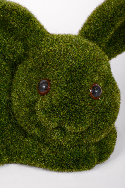 12" x 5.5"  Moss Rabbit Green