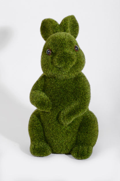 7" x 12"  Moss Rabbit Green