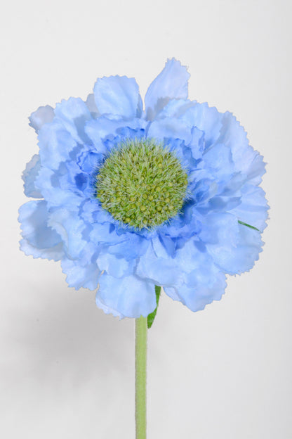 25.25" Silk Scabiosa Spray Blue