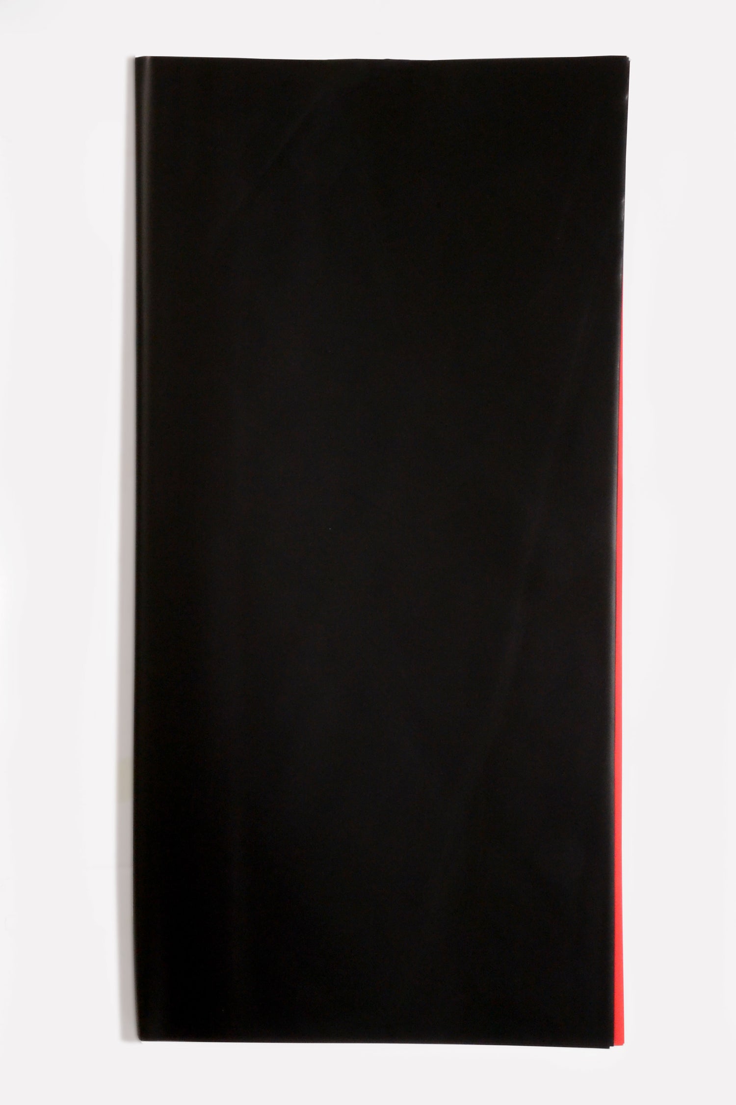 22.5" 2-Tone Waterproof Wrapping Paper Black/Red Pkg/20