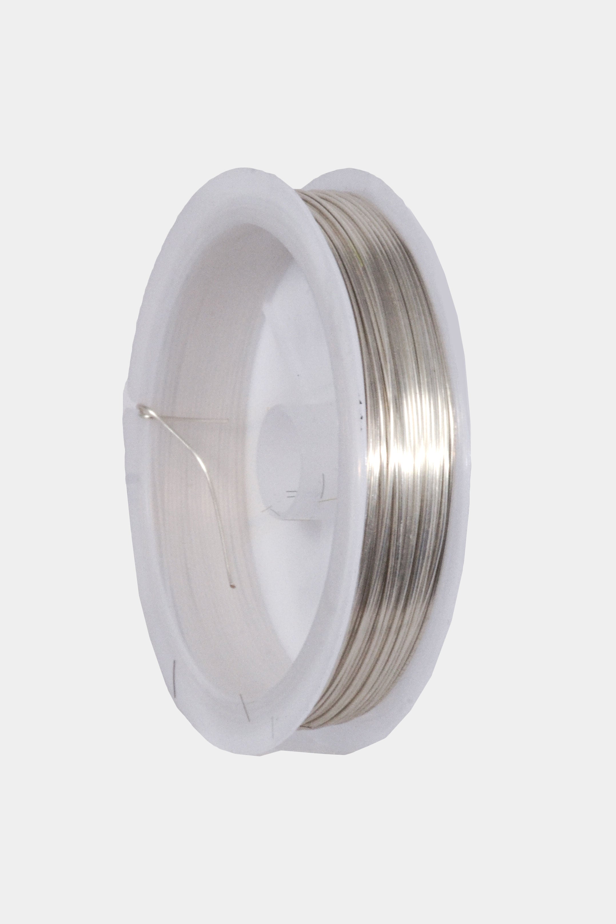 5Yds x 0.6Mm Metallic Wire Silver