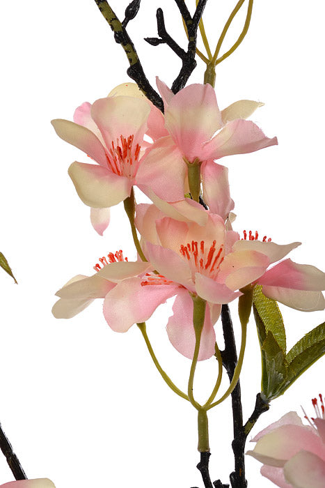 35" Silk Cherry Blossom Spray Light Pink