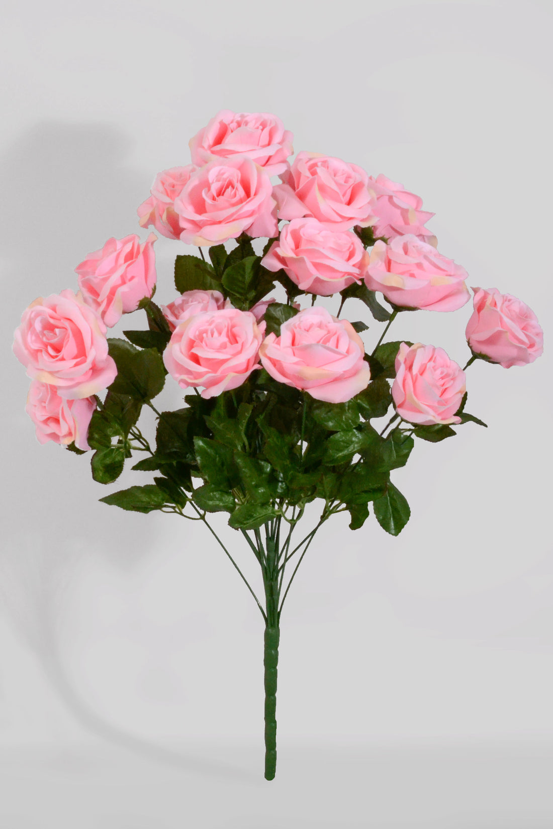 22" Silk Micro Peach Rose Bush Pink