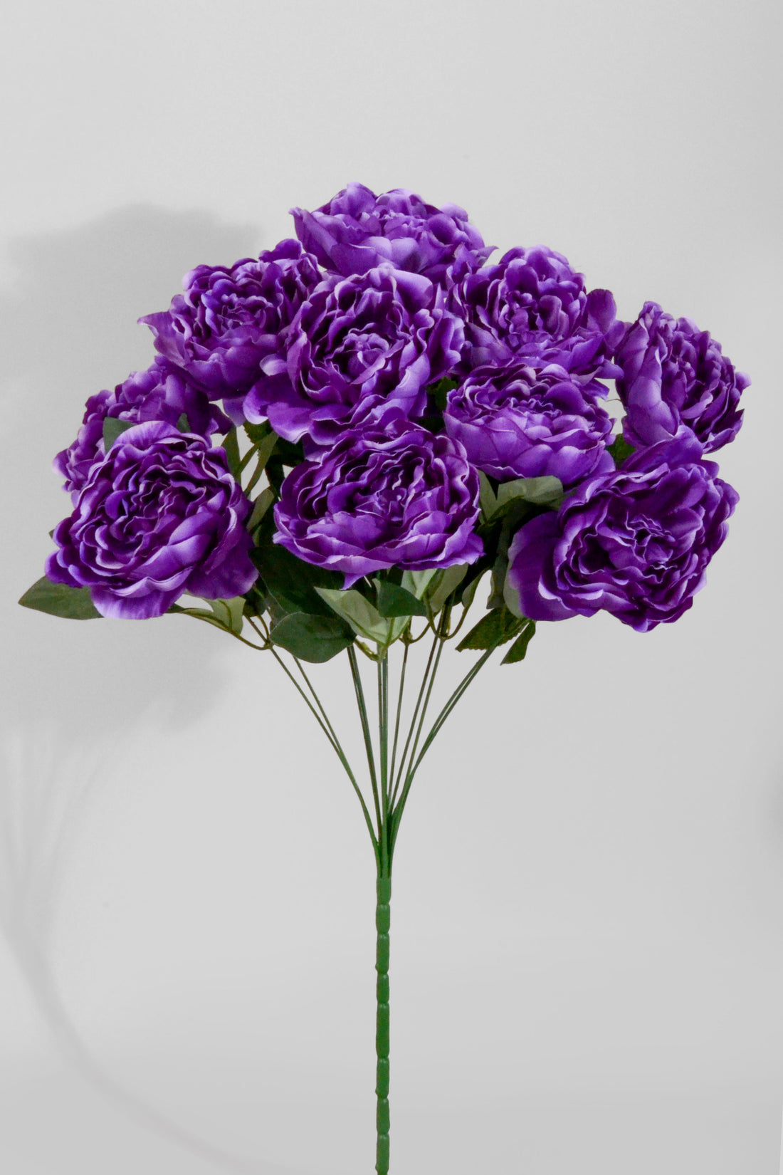 20" Silk Peony Bush Purple