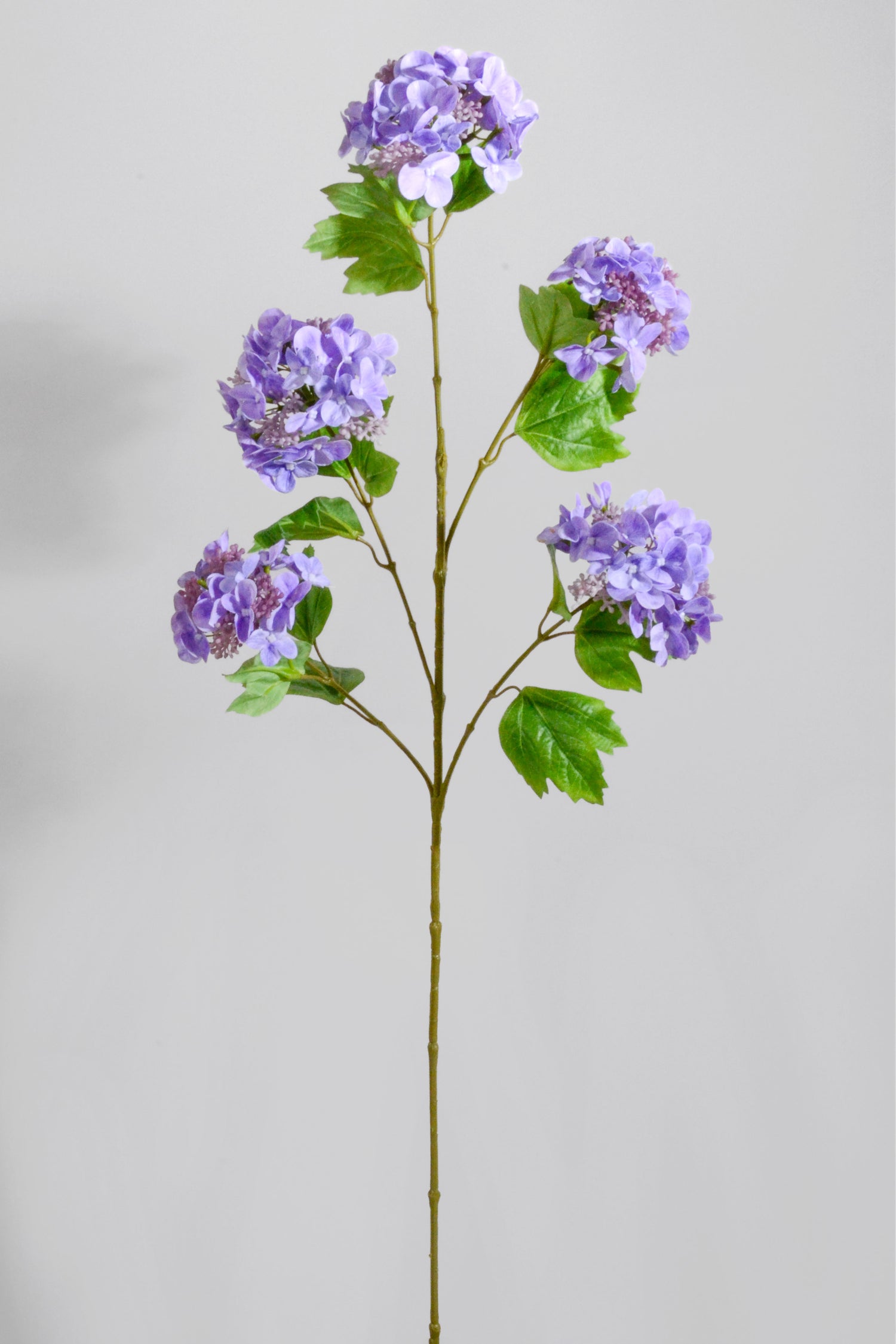 37" Silk Snowball Spray Lavender