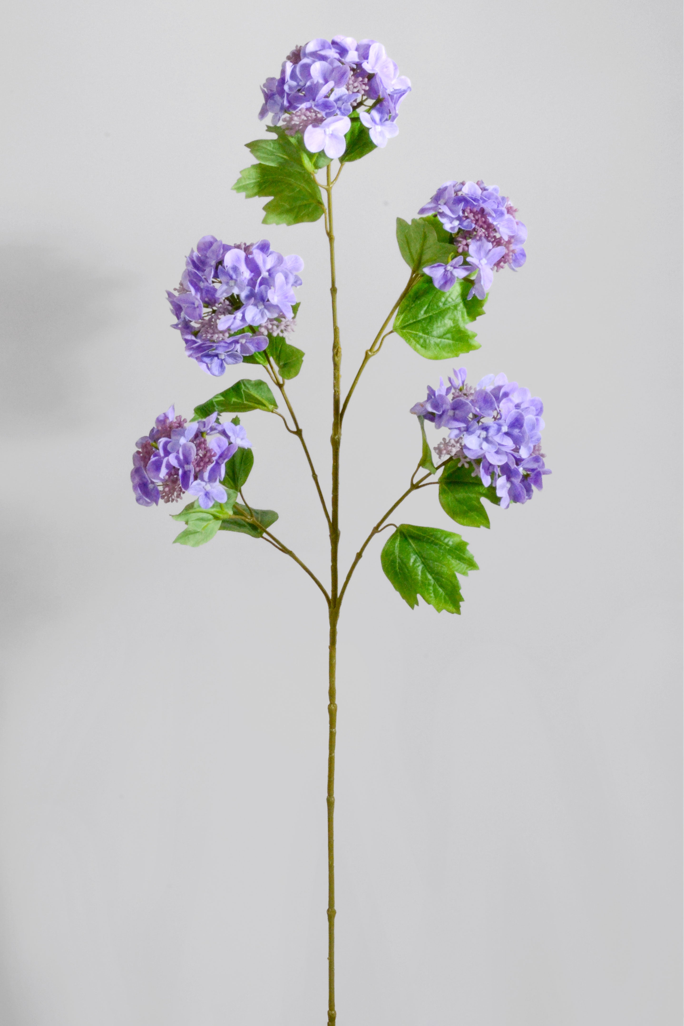 37" Silk Snowball Spray Lavender