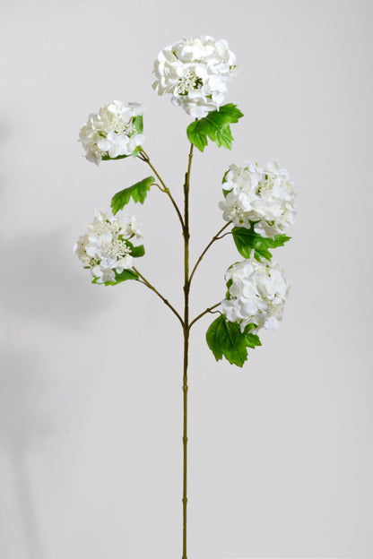 37" Silk Snowball Spray Cream