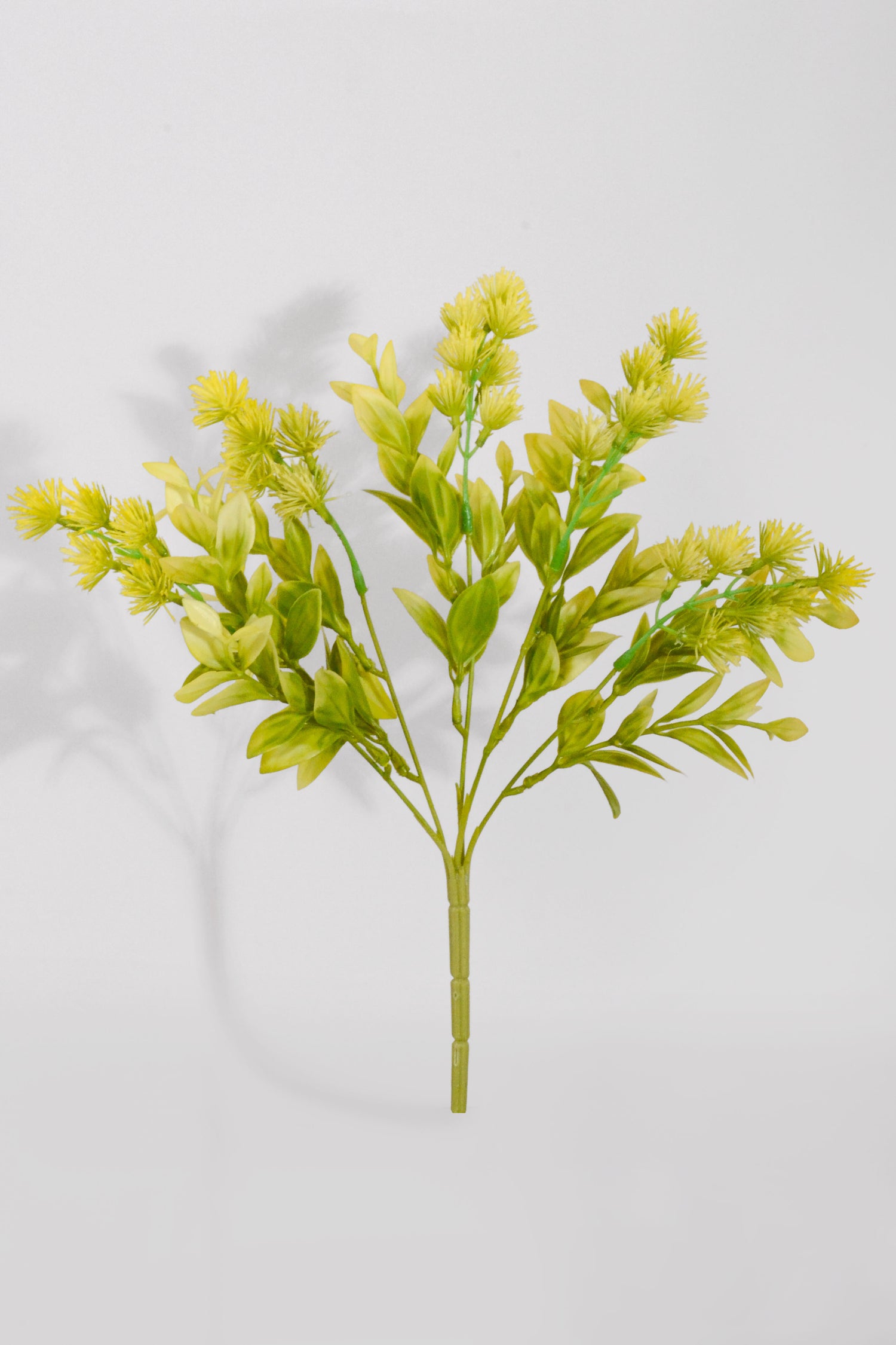 14" Artificial Alliums Bush Light Green