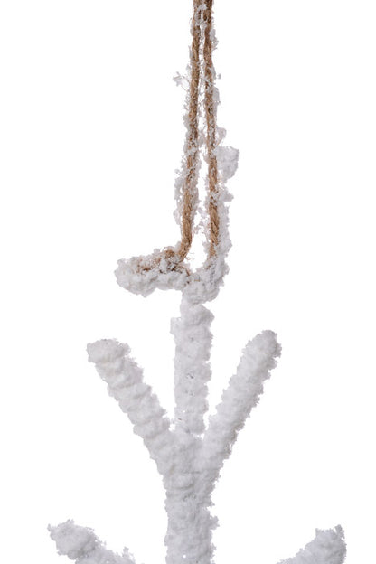 12" Snowflake White