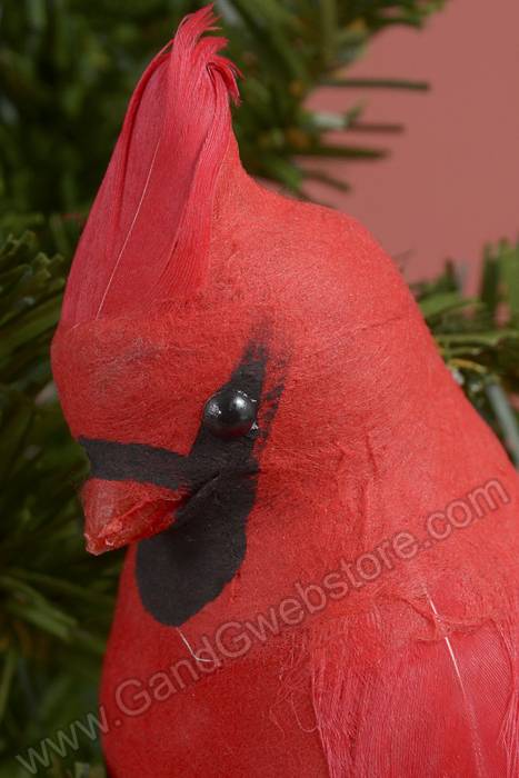 8" Cardinal W/clip Red Set/2