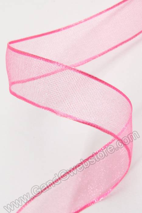 5/8" X 25yds Encore Wired Ribbon Pretty Pink