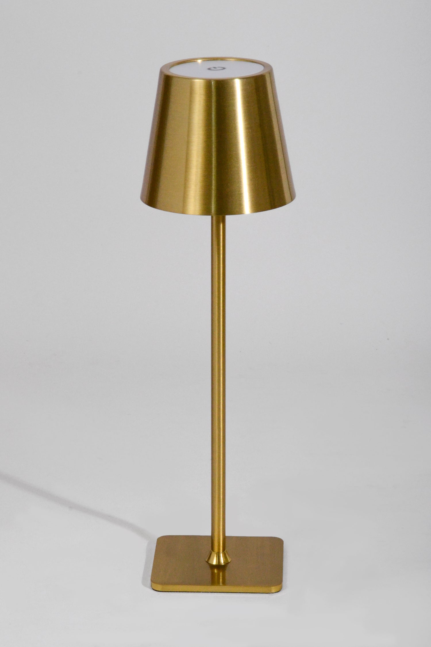 15" Usb Charging Touch Lamp Gold