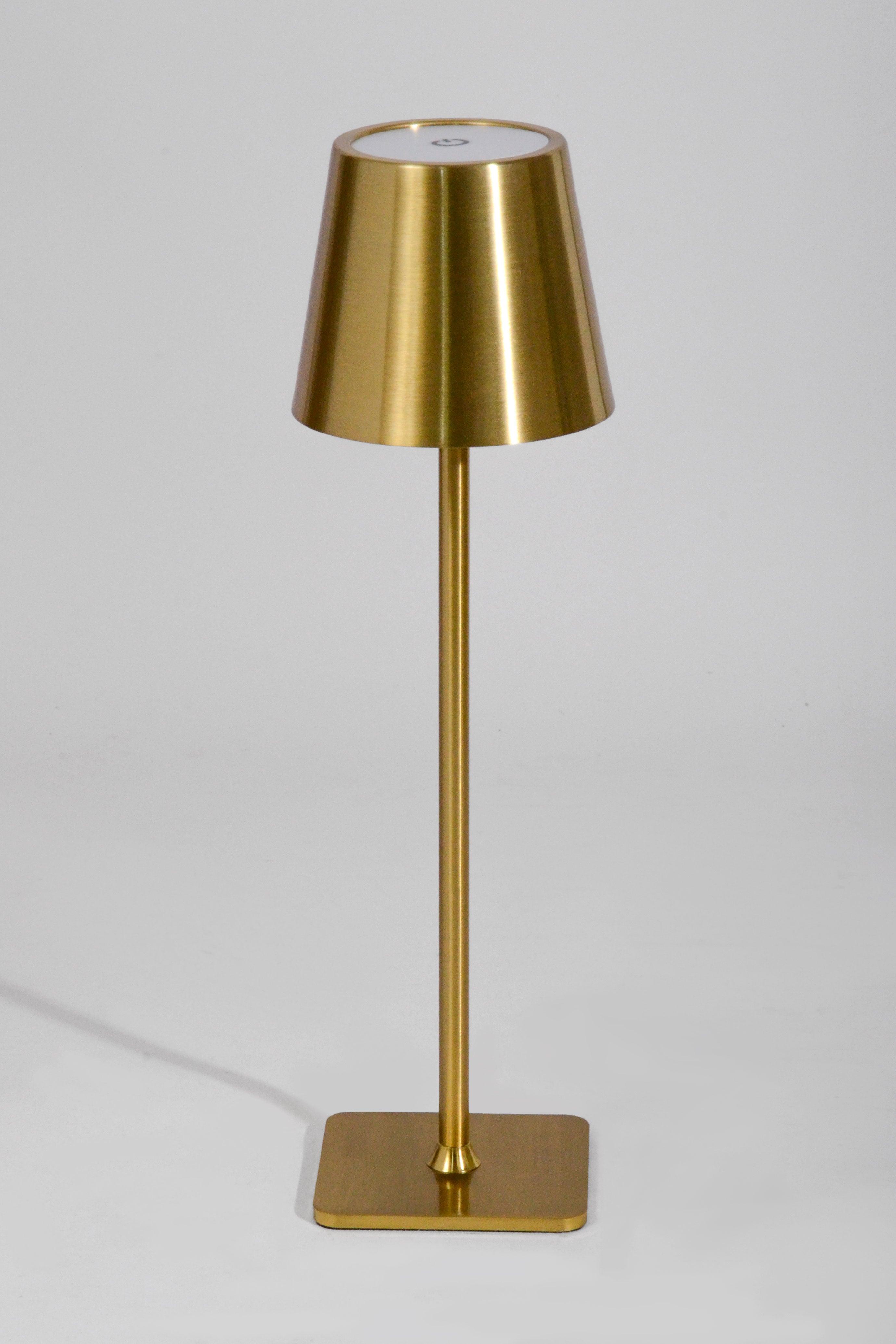 15" Usb Charging Touch Lamp Gold