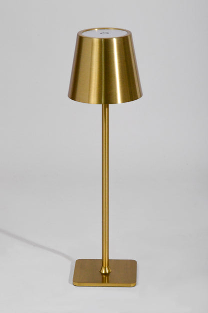 15" Usb Charging Touch Lamp Gold