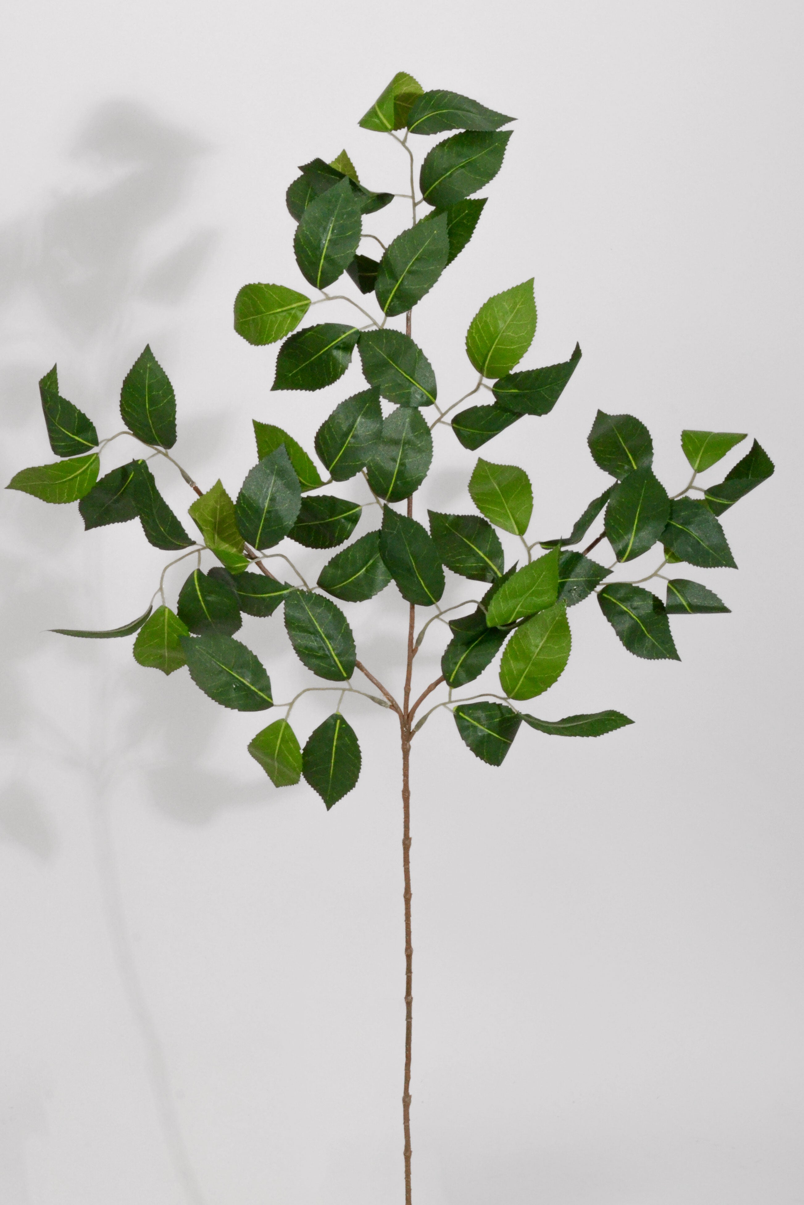 23" Camellia Leaf Spray Green