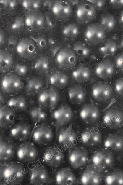 14mm Abs Pearl Beads Black Pkg(500g)