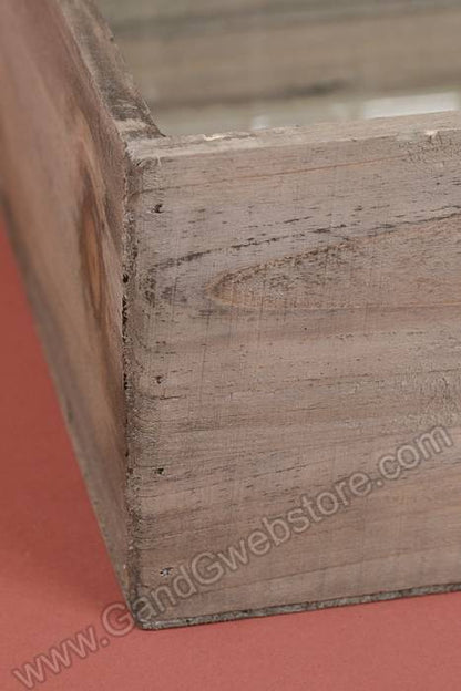 9.25" Woodland Planter Brown