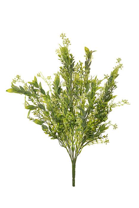 21&quot; Mixed Greenery Bush Green