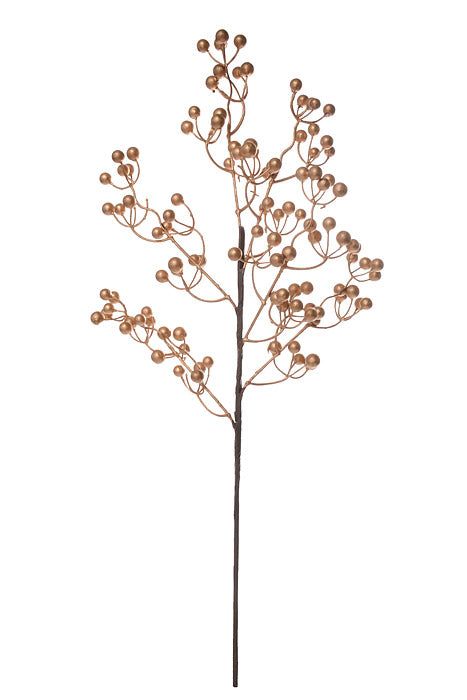 24" Golden Berry Spray Gold