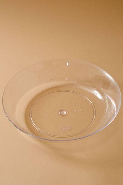 11" Plastic Pie Dish (Clear) Pkg/24