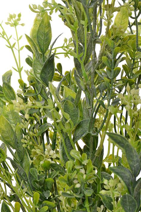 21&quot; Mixed Greenery Bush Green