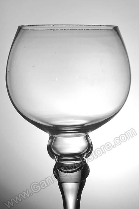 12&quot;/14&quot;/16&quot; Glass Candle Holder Clear Set/3
