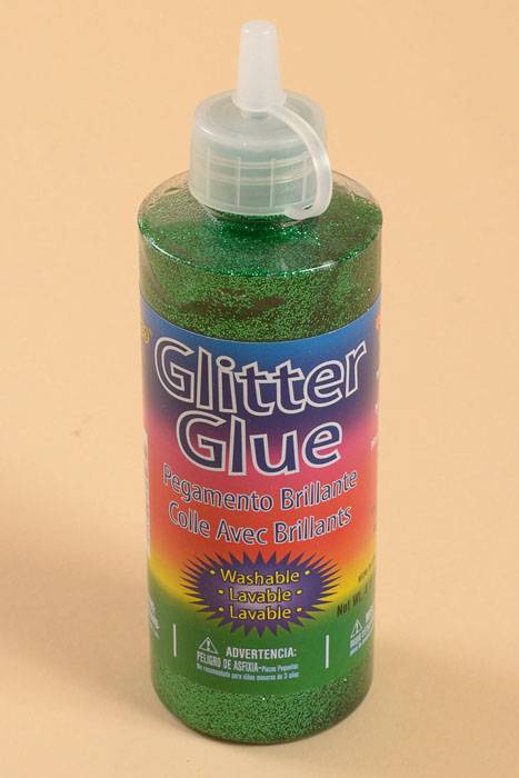 4oz. Glitter Glue Green