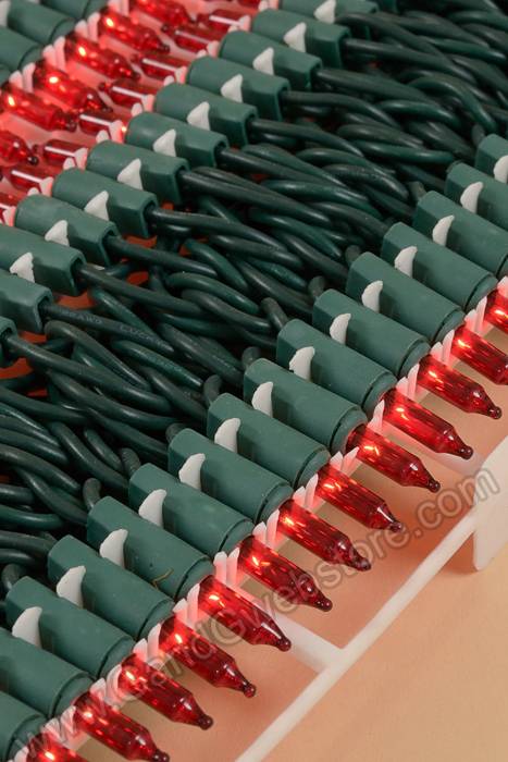32ft Super Bright Set/100 Lights Red/green Wire