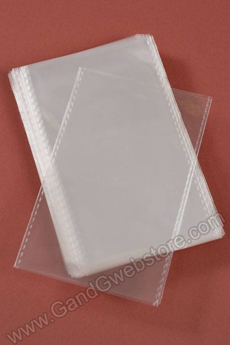 3" X 5" Cellophane Bag Clear Pkg/100
